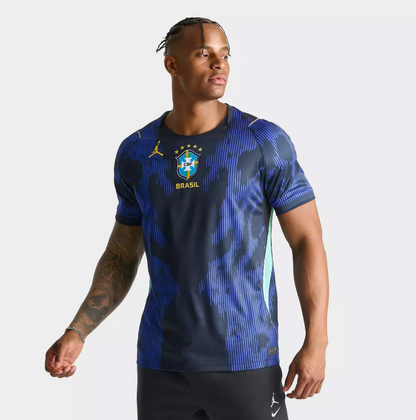 Men's Jordan Brazil 2026 Stadium Away Dri-FIT Replica Soccer Jersey
