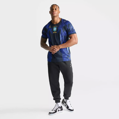 Men's Jordan Brazil 2026 Stadium Away Dri-FIT Replica Soccer Jersey