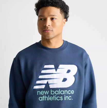 Men's New Balance Athletics Chenille Fleece Crewneck Sweatshirt