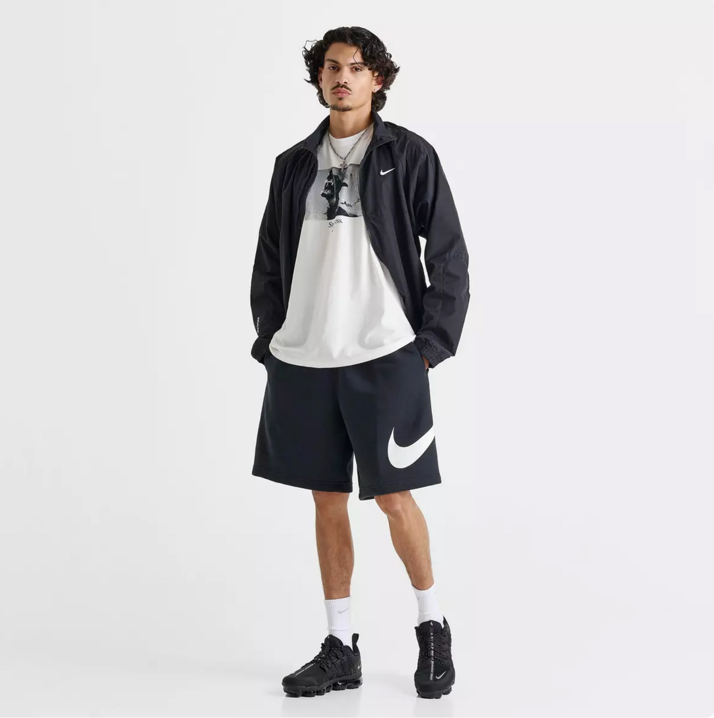 Men's Nike Club Fleece Swoosh Graphic Shorts